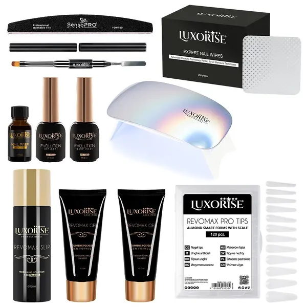 Kit Polygel LUXORISE Style Nails cu Lampa #11