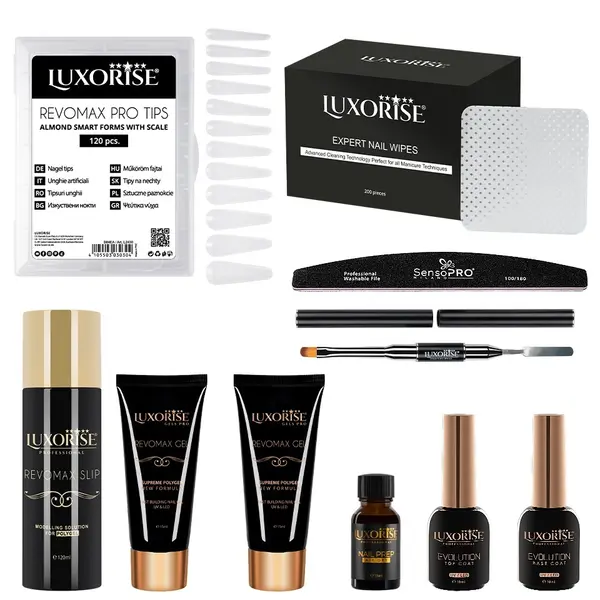 Kit Polygel LUXORISE Style Nails fara Lampa #12