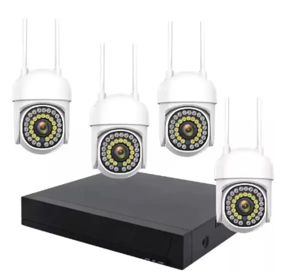 Kit Sistem de supraveghere video WIFI cu 4 camere