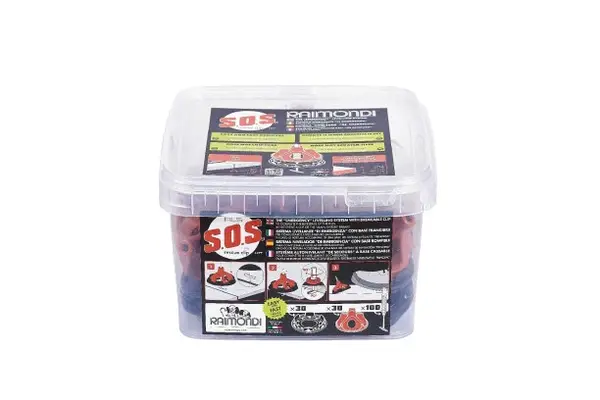 Kit sistem nivelare RLS SOS pt. gresie, faianta si placi - Rost 1.5-5mm - Raimondi-180VSOSKIT0100
