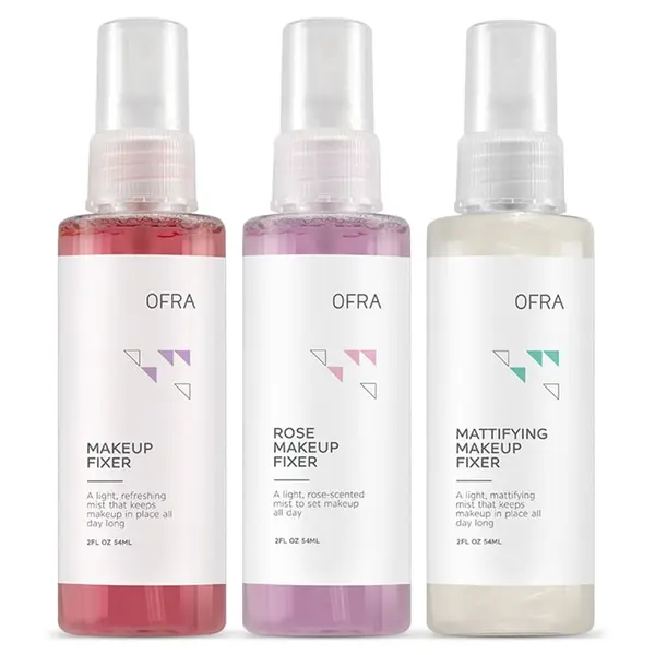 Kit spray fixare OFRA All Set Mini Makeup Fixer Trio