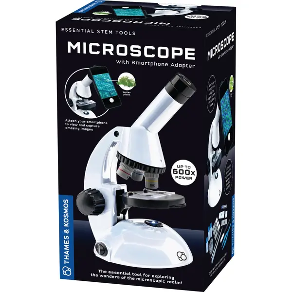 Kit STEM Microscop cu adaptor pentru telefon, Thames Kosmos