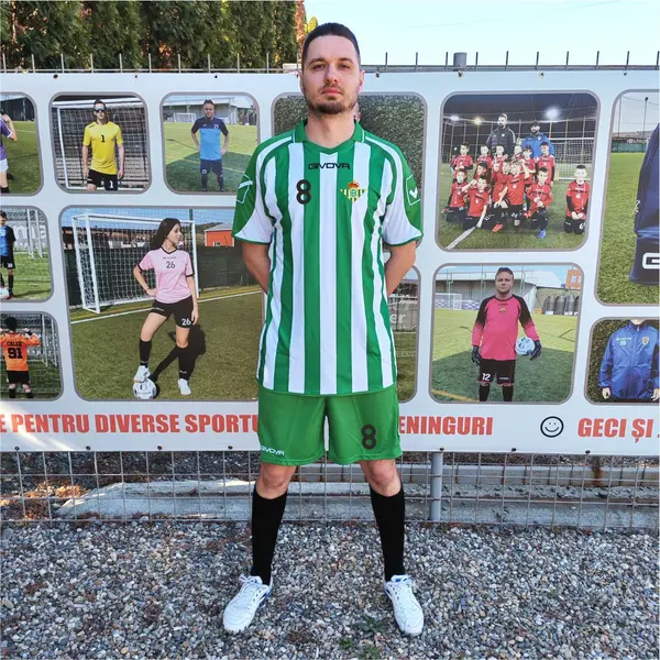 Kit Supporter MC GIVOVA - EF48 Alb cu verde, L