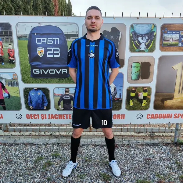 Kit Supporter MC GIVOVA - KITC24 NEGRU CU ALBASTRU, XL