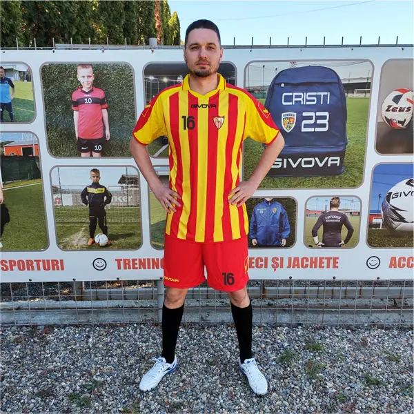 Kit Supporter MC GIVOVA - KITC24 ROSU CU GALBEN, XL
