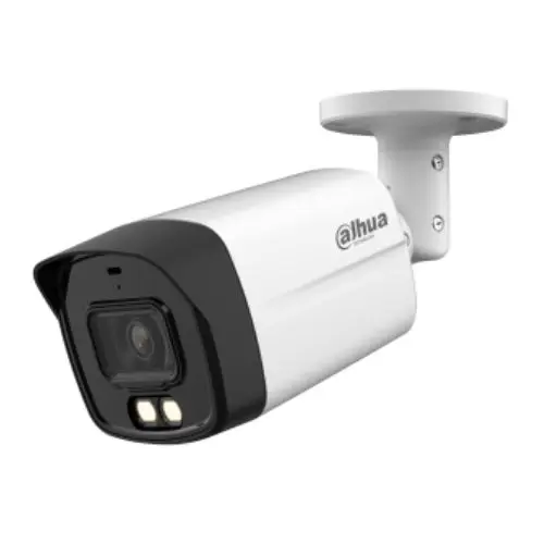 Kit supraveghere analog Dahua 8 camere 5MP lentila 3.6mm IR/lumina alba 40m microfon, DVR 8 canale 8MP 4K functii AI si accesorii