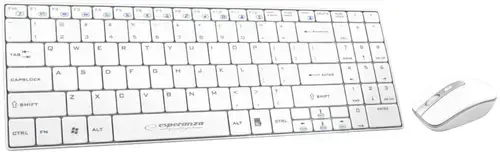 Kit Tastatura si Mouse Esperanza Liberty EK122W (Alb)