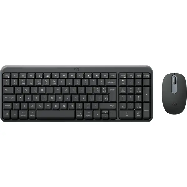 Kit tastatura si mouse Logitech MK250, Bluetooth, Layout US, Negru