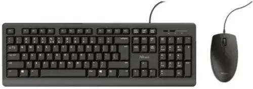 Kit Tastatura si Mouse Trust Primo, USB (Negru)