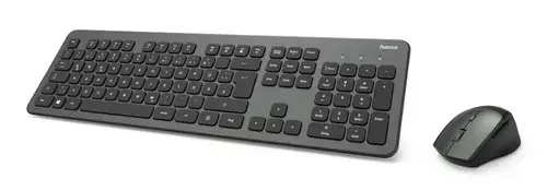 Kit tastatura si mouse wireless Hama KMW-700 (Negru)
