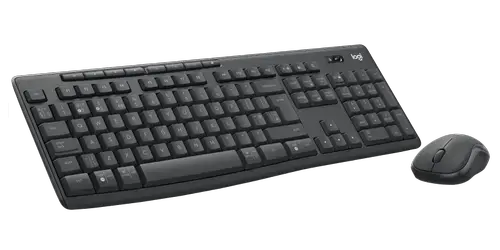 Kit tastatura si mouse wireless Logitech MK370 Combo Business, Bluetooth, 1000 DPI, Layout UK English (Negru)