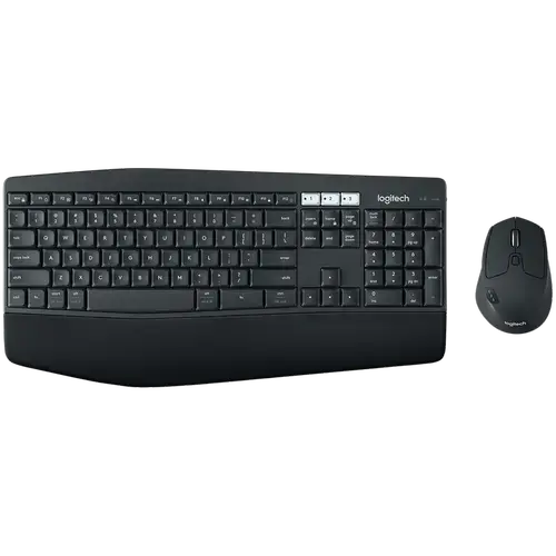 Kit Tastatura si Mouse Wireless Logitech Signature Comfort Plus Combo MK880 For Business, Bluetooth Low Energy, 6 butoane, Logi Options+, Logi Tune, Logi Bolt, Layout US International (Negru)