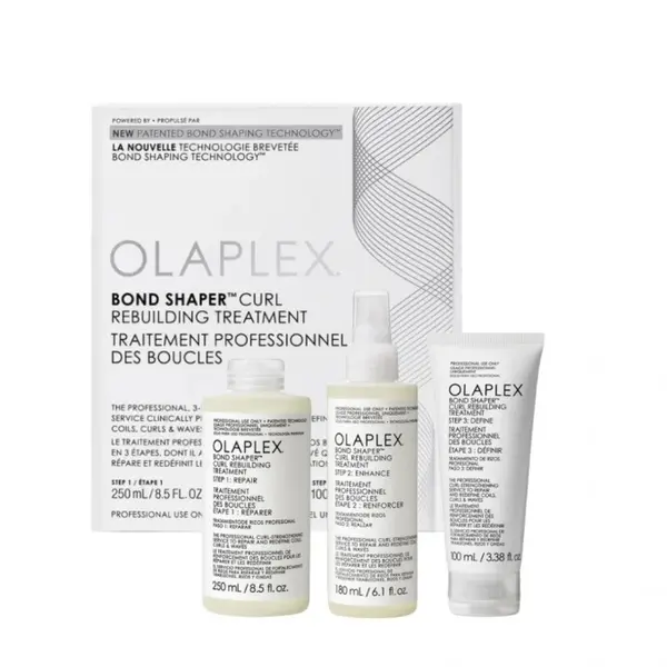Kit tratament pentru păr creț și definirea buclelor Bond Shaper Curl Rebuilding, Olaplex