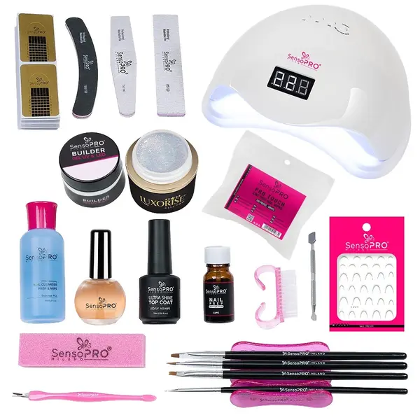 Kit Unghii Gel Manichiura French SensoPRO Milano - Promotie #03