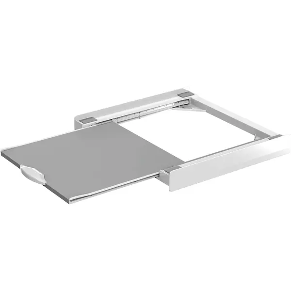 Kit universal de suprapunere a masinii de spalat si a uscatorului de rufe + suport retractabil, Meliconi, TORRE PRO L60