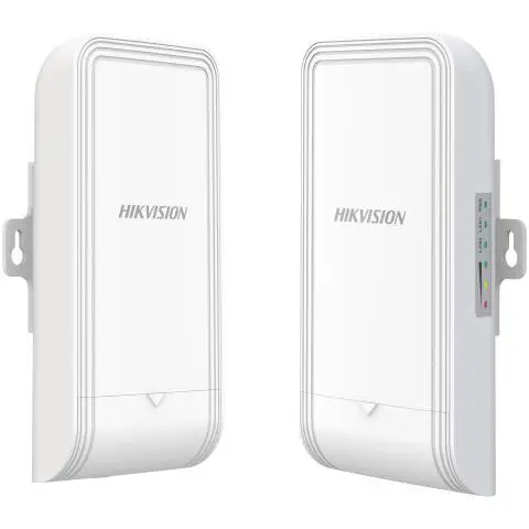 Kit Wireless Bridge Hikvision DS-3WF1000-EI-2N/P 2.4Ghz 300Mbps 1KM, 2x2 antena MIMO, PoE, IP55