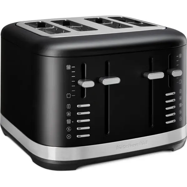 KITCHENAID Prajitor de paine KitchenAid 5KMT4109EBM, 4 felii, 1900 W, Negru mat