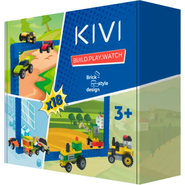 KIVI Set de accesorii Kiwi kids TV Auto, Multicolor