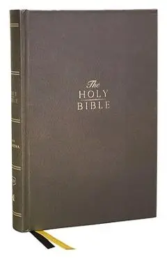 Kjv, Center-Column Reference Bible with Apocrypha, Hardcover, 73,000 Cross-References, Red Letter, Comfort Print: King James Version - Thomas Nelson