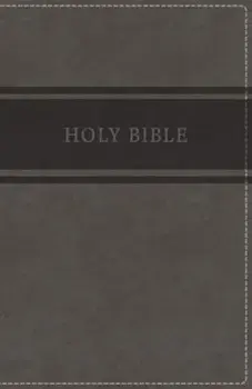 KJV, Deluxe Gift Bible, Imitation Leather, Gray, Red Letter Edition, Hardcover/Thomas Nelson