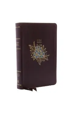 KJV, Deluxe Reference Bible, Personal Size Giant Print, Imitation Leather, Burgundy, Red Letter Edition - Thomas Nelson