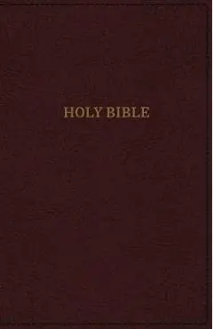 KJV, Deluxe Reference Bible, Super Giant Print, Imitation Leather, Burgundy, Red Letter Edition - Thomas Nelson