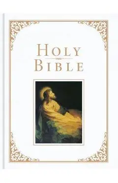 KJV Family Bible, White Imitation Leather-Over-Board - Holman Bible Publishers