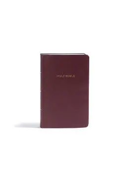 KJV Gift and Award Bible, Burgundy Imitation Leather - Holman Bible Staff