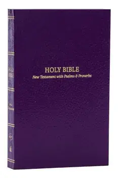 KJV Holy Bible: Pocket New Testament with Psalms and Proverbs, Purple Softcover, Red Letter, Comfort Print: King James Version, Paperback/Thomas Nelson