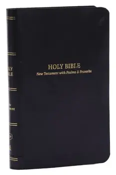 KJV Holy Bible: Pocket New Testament with Psalms and Proverbs, Black Leatherflex, Red Letter, Comfort Print: King James Version, Paperback/Thomas Nelson
