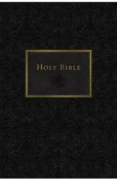 KJV, Journal the Word Bible, Hardcover, Black, Red Letter Edition, Comfort Print: Reflect, Journal, or Create Art Next to Your Favorite Verses - Thomas Nelson