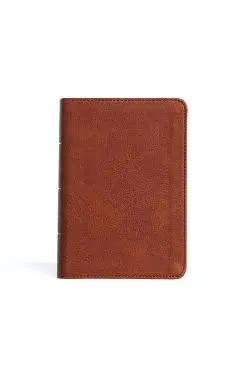 KJV Large Print Compact Reference Bible, Burnt Sienna Leathertouch - Holman Bible Publishers