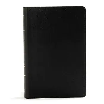 KJV Large Print Personal Size Reference Bible, Black Leathertouch/Holman Bible Staff
