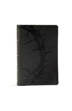 KJV Large Print Personal Size Reference Bible, Charcoal Leathertouch Indexed - Holman Bible Staff