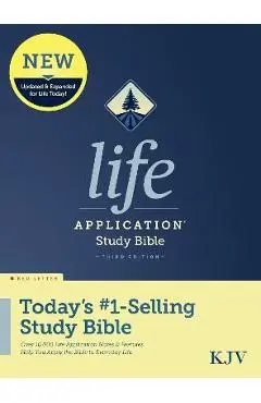 KJV Life Application Study Bible, Third Edition (Red Letter, Hardcover) - Tyndale