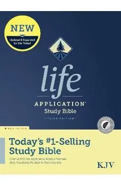 KJV Life Application Study Bible, Third Edition (Red Letter, Hardcover, Indexed) - Tyndale