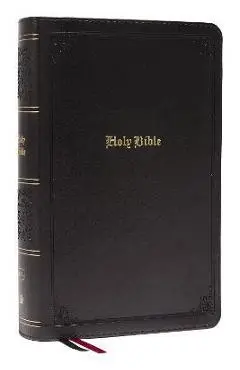Kjv, Personal Size Large Print Single-Column Reference Bible, Leathersoft, Black, Red Letter, Comfort Print: Holy Bible, King James Version - Thomas Nelson