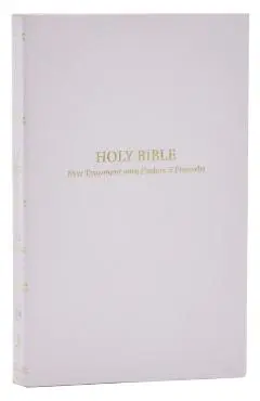 Kjv, Pocket New Testament with Psalms and Proverbs, White Softcover, Red Letter, Comfort Print - Thomas Nelson