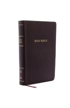 KJV, Reference Bible, Personal Size Giant Print, Bonded Leather, Burgundy, Red Letter Edition - Thomas Nelson
