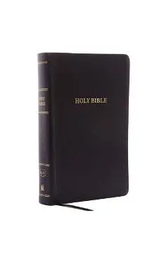 KJV, Reference Bible, Personal Size Giant Print, Bonded Leather, Black, Red Letter Edition - Thomas Nelson
