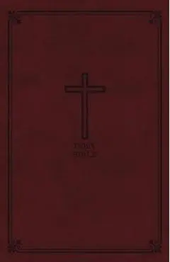 KJV, Reference Bible, Personal Size Giant Print, Imitation Leather, Burgundy, Red Letter Edition - Thomas Nelson