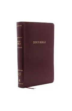 KJV, Reference Bible, Personal Size Giant Print, Leather-Look, Burgundy, Red Letter Edition - Thomas Nelson
