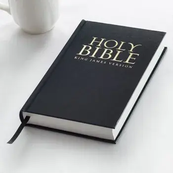KJV Standard Size Hardcover Church Edition: Black, Hardcover/***