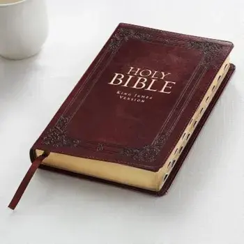 KJV Standard Size Thumb Index Edition: Burgundy, Hardcover/***