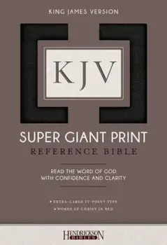 KJV Super Giant Print Bible, Hardcover/Hendrickson Bibles
