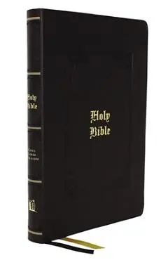 Kjv, Thinline Bible, Large Print, Vintage Series, Leathersoft, Black, Red Letter, Comfort Print: Holy Bible, King James Version - Thomas Nelson