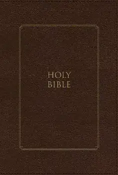 KJV, Thompson Chain-Reference Bible, Large Print, Leathersoft, Brown, Red Letter, Thumb Indexed, Comfort Print/***