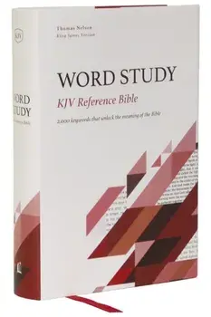 KJV, Word Study Reference Bible, Hardcover, Red Letter, Comfort Print. 2,000 Keywords that Unlock the Meaning of the Bible, Hardback/***