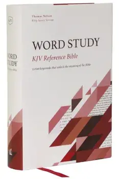 KJV, Word Study Reference Bible, Hardcover, Red Letter, Thumb Indexed, Comfort Print. 2,000 Keywords that Unlock the Meaning of the Bible, Hardback/***