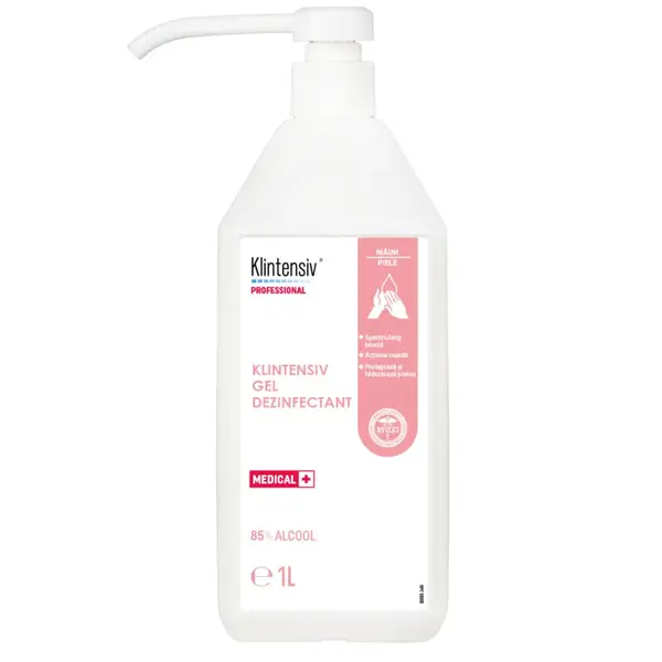 Klintensiv dezinfectant gel maini virucid biocid avizat MS 1 L Klintensiv dezinfectant gel maini virucid biocid avizat MS 1 L